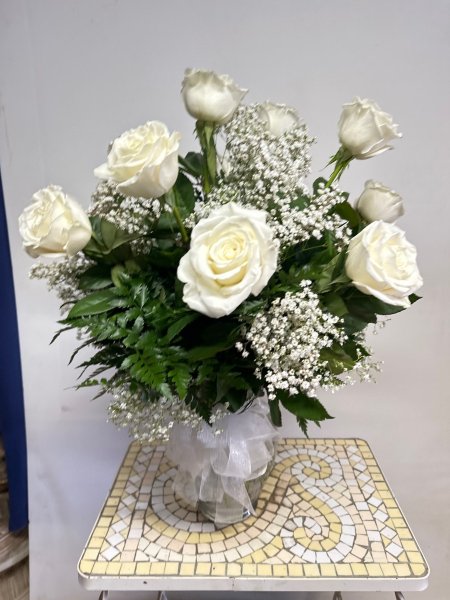 A 5 Star Customer Reviewed Flower Arrangement Designed by Salvy the Florist in Lynn, MA