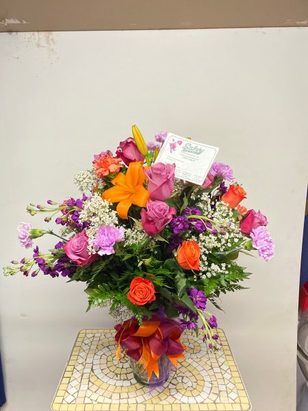 A 5 Star Customer Reviewed Flower Arrangement Designed by Salvy the Florist in Lynn, MA A 5 Star Customer Reviewed Flower Arrangement Designed by Salvy the Florist in Lynn, MA