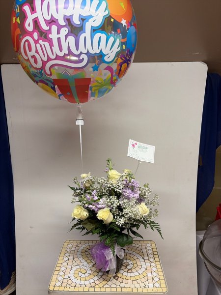 A 5 Star Customer Reviewed Flower Arrangement Designed by Salvy the Florist in Lynn, MA