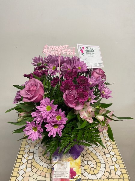 A 5 Star Customer Reviewed Flower Arrangement Designed by Salvy the Florist in Lynn, MA A 5 Star Customer Reviewed Flower Arrangement Designed by Salvy the Florist in Lynn, MA