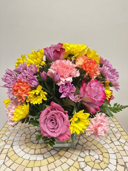 A 5 Star Customer Reviewed Flower Arrangement Designed by Salvy the Florist in Lynn, MA