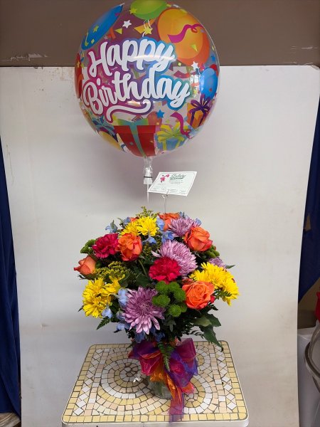 A 5 Star Customer Reviewed Flower Arrangement Designed by Salvy the Florist in Lynn, MA