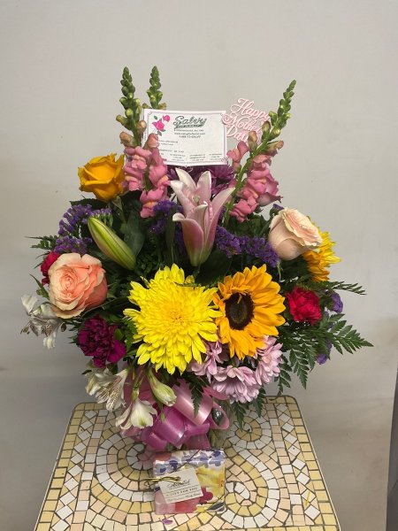 A 5 Star Customer Reviewed Flower Arrangement Designed by Salvy the Florist in Lynn, MA A 5 Star Customer Reviewed Flower Arrangement Designed by Salvy the Florist in Lynn, MA