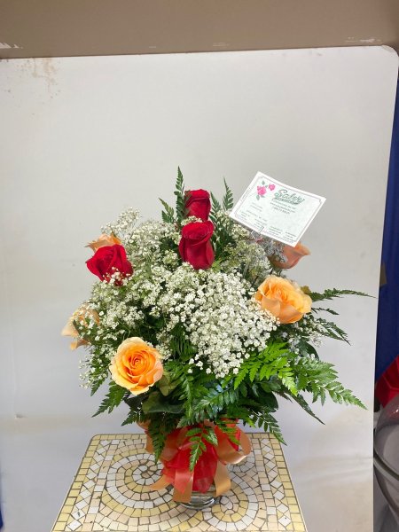 A 5 Star Customer Reviewed Flower Arrangement Designed by Salvy the Florist in Lynn, MA