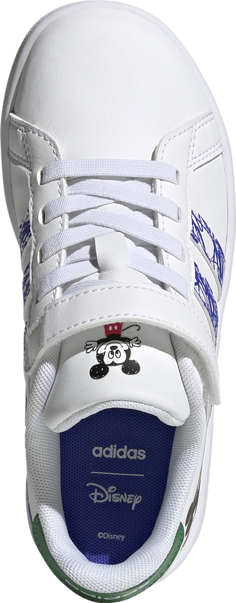 adidas gazelle silver green womens Kids Black adidas Disney Mickey Mouse Grand Court main image 0