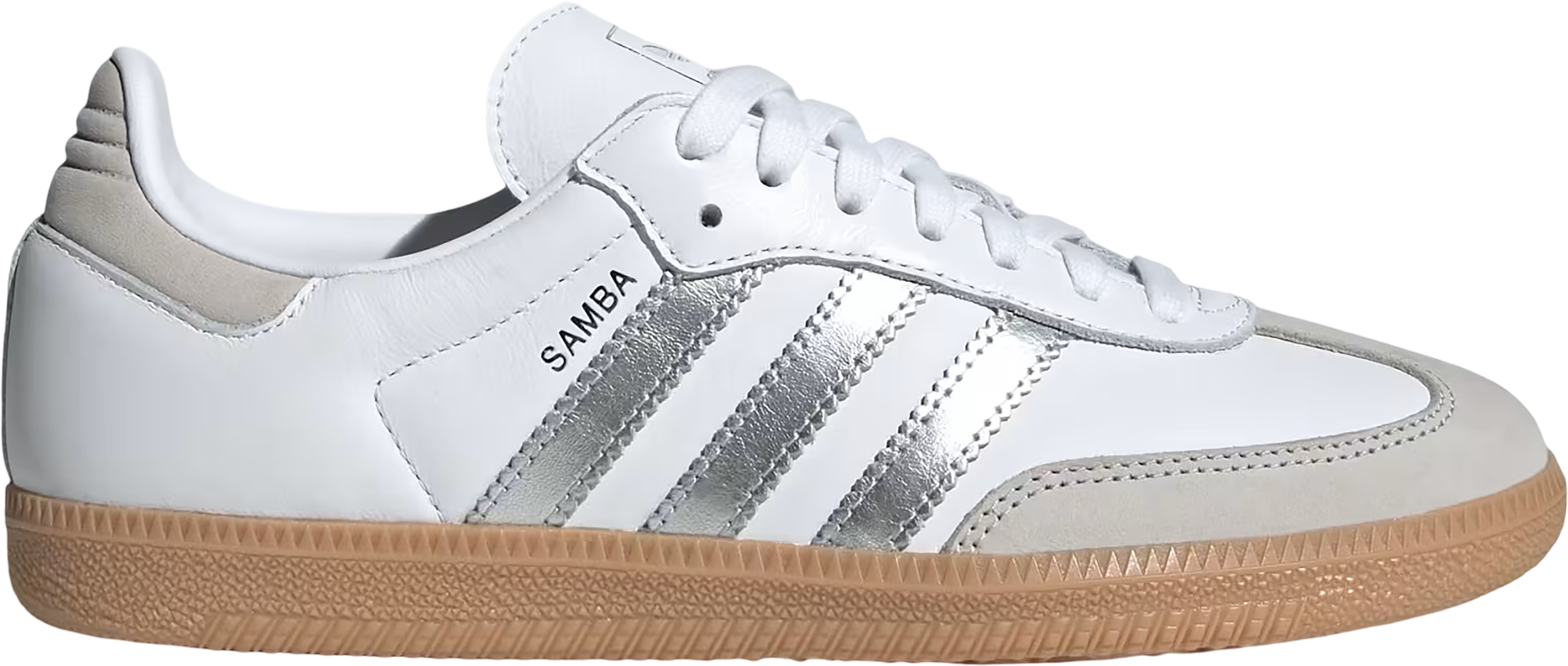 adidas gazelle silver green womens Adidas Women's Samba OG White/Black/Granite