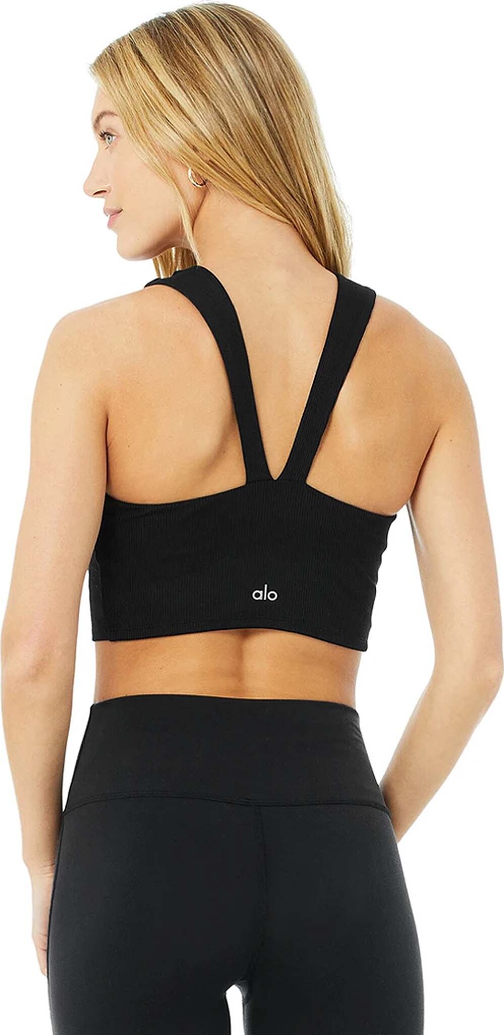Alo Yoga Alosoft Ribbed Chic Bra Tank - Women's | Altitude Sports