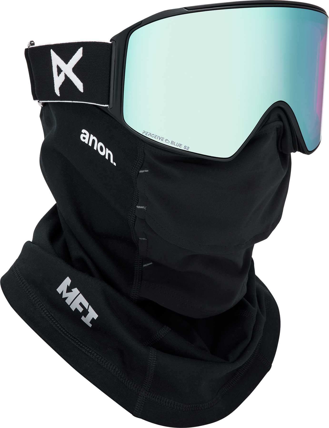 Anon M4 Cylindrical Goggles + Bonus Lens + MFI Face Mask - Unisex