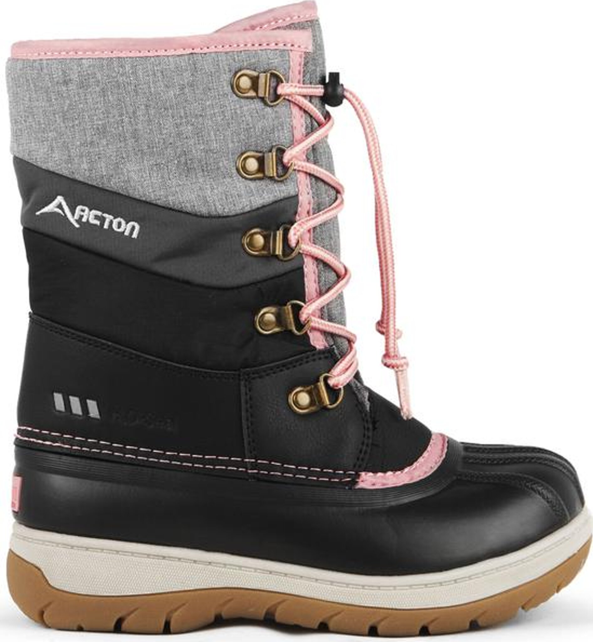 Bottes D'Hiver Chaudes K-Pop Demon Hunters Pour Enfants Et Filles – Style Mignon Avec Lacets Et Fermeture Éclair, Doublées Peluche