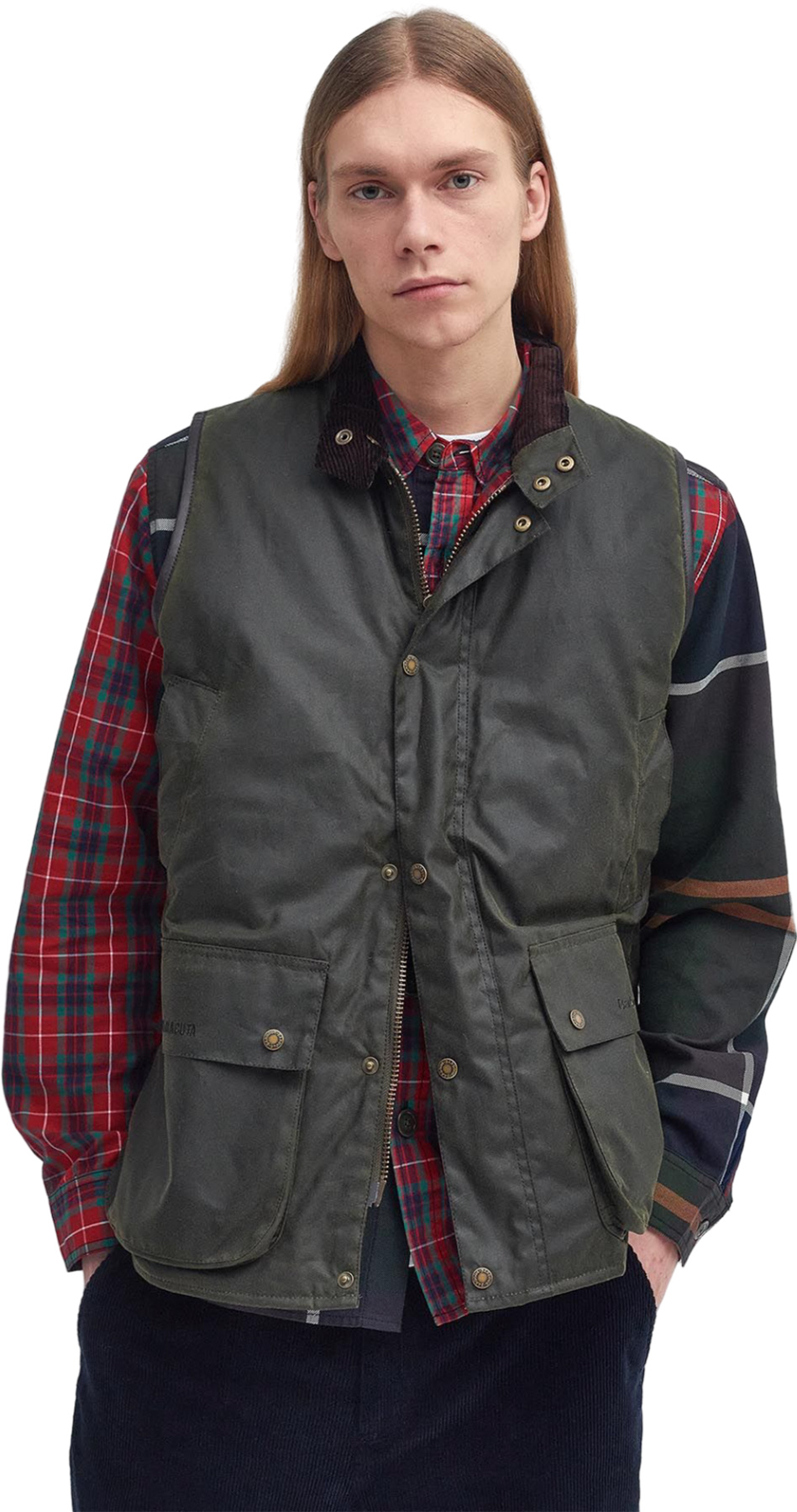 Barbour Barbour x Baracuta Waxed Gilet - Men's | Altitude Sports