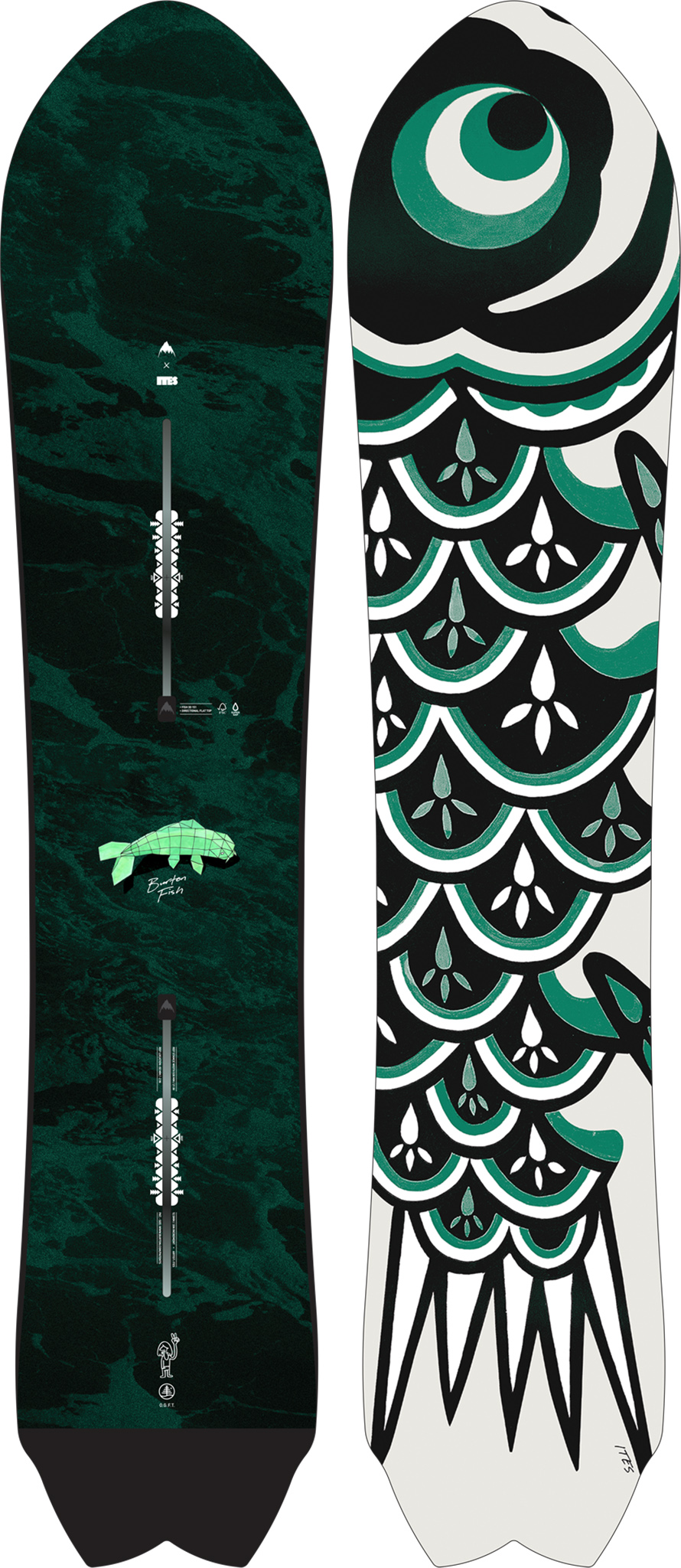 Burton Fish 3D Directional Flat Top Snowboard - Men's | Altitude