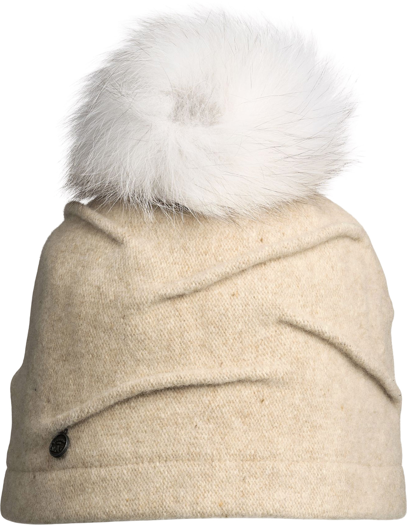 Canadian Hat CLARETA - ORMOS PLEATED BEANIE W UPCYCLED FUR 