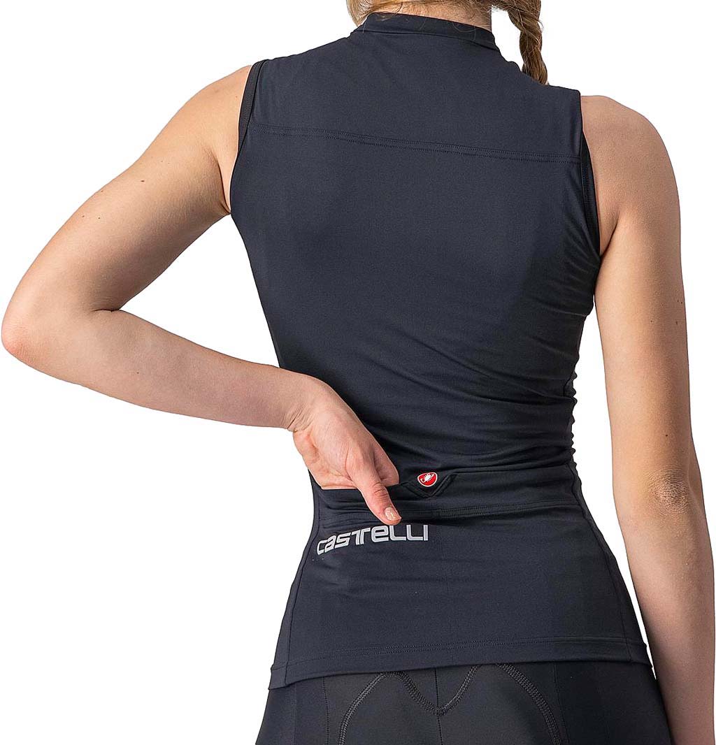 Maillot Castelli Anima 4 sans manches vert brillant femme - XS pas cher Maillot Castelli Anima 4 sans manches vert brillant femme - XS pas cher
