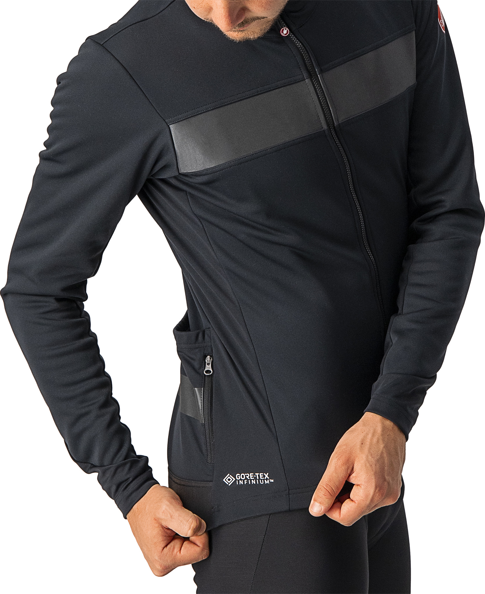 CASTELLI RADDOPPIAサイクルジャケット ブラック Castelli Raddoppia 3