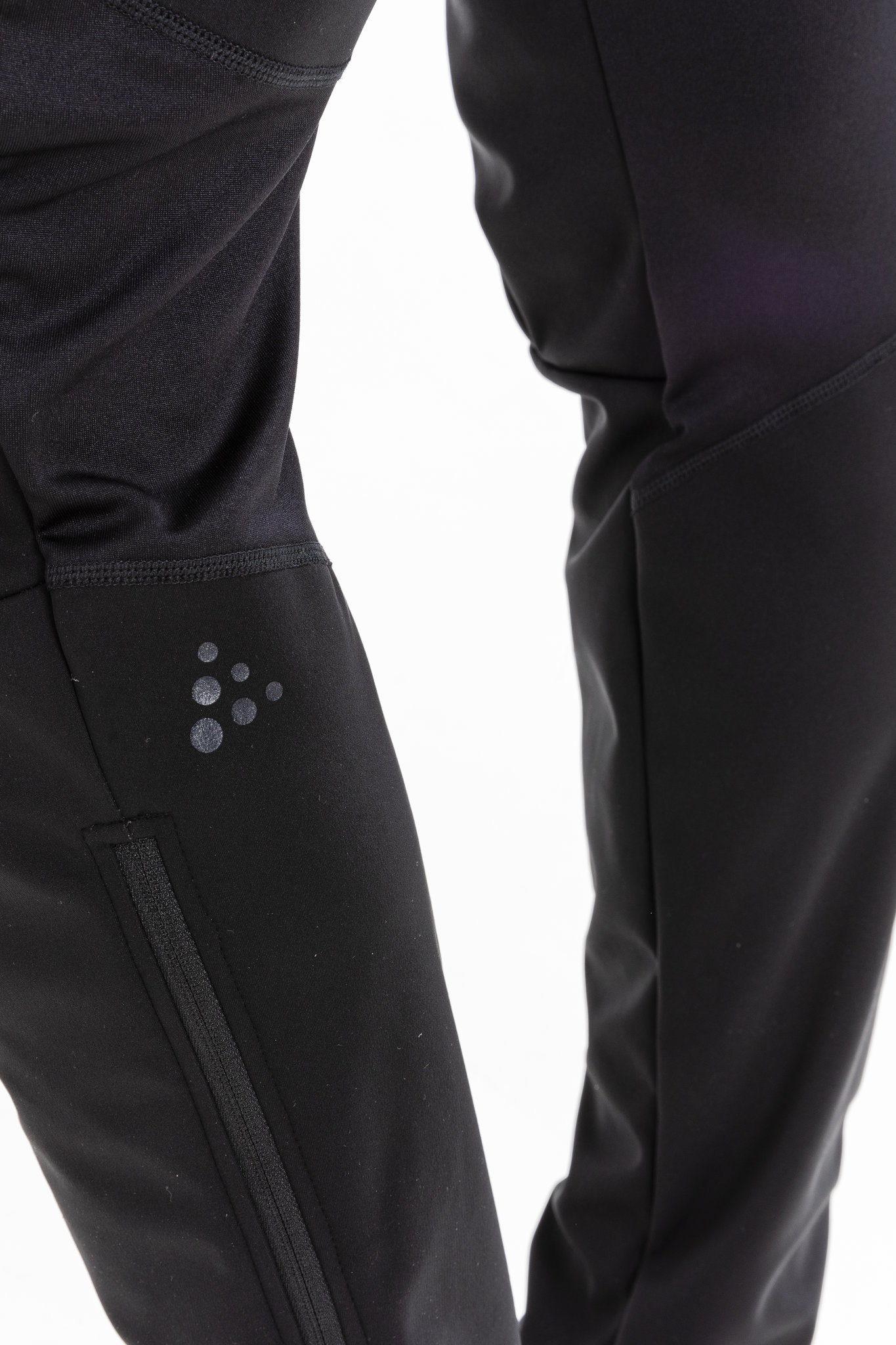 Craft Glide – Pantaloni Softshell Uomo Per Corsa E Sci Di Fondo – Antivento, Elasticizzati, Traspiranti – Nero - 3