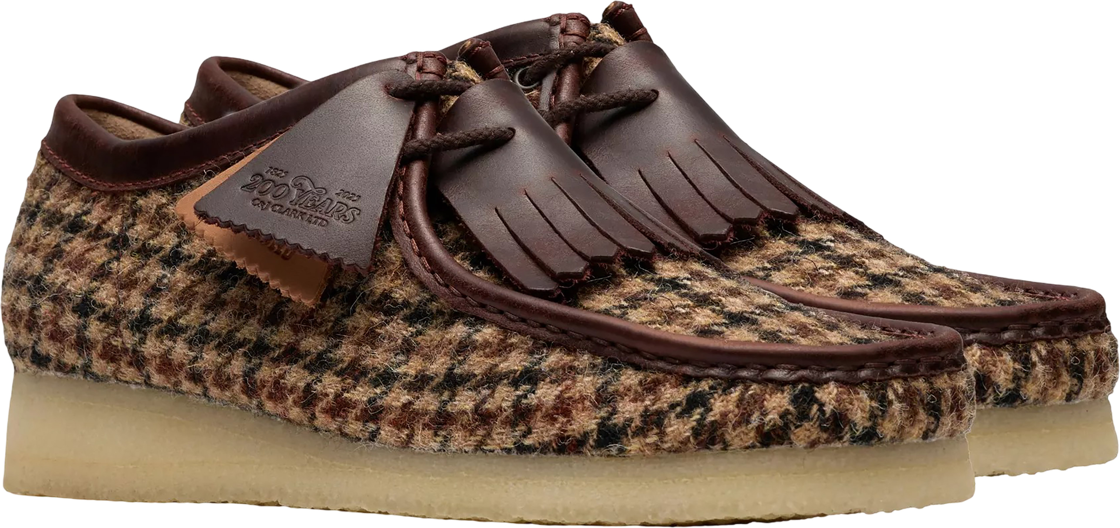 Clarks Originals Wallabee Harris Tweed Pack Shoes - Men's