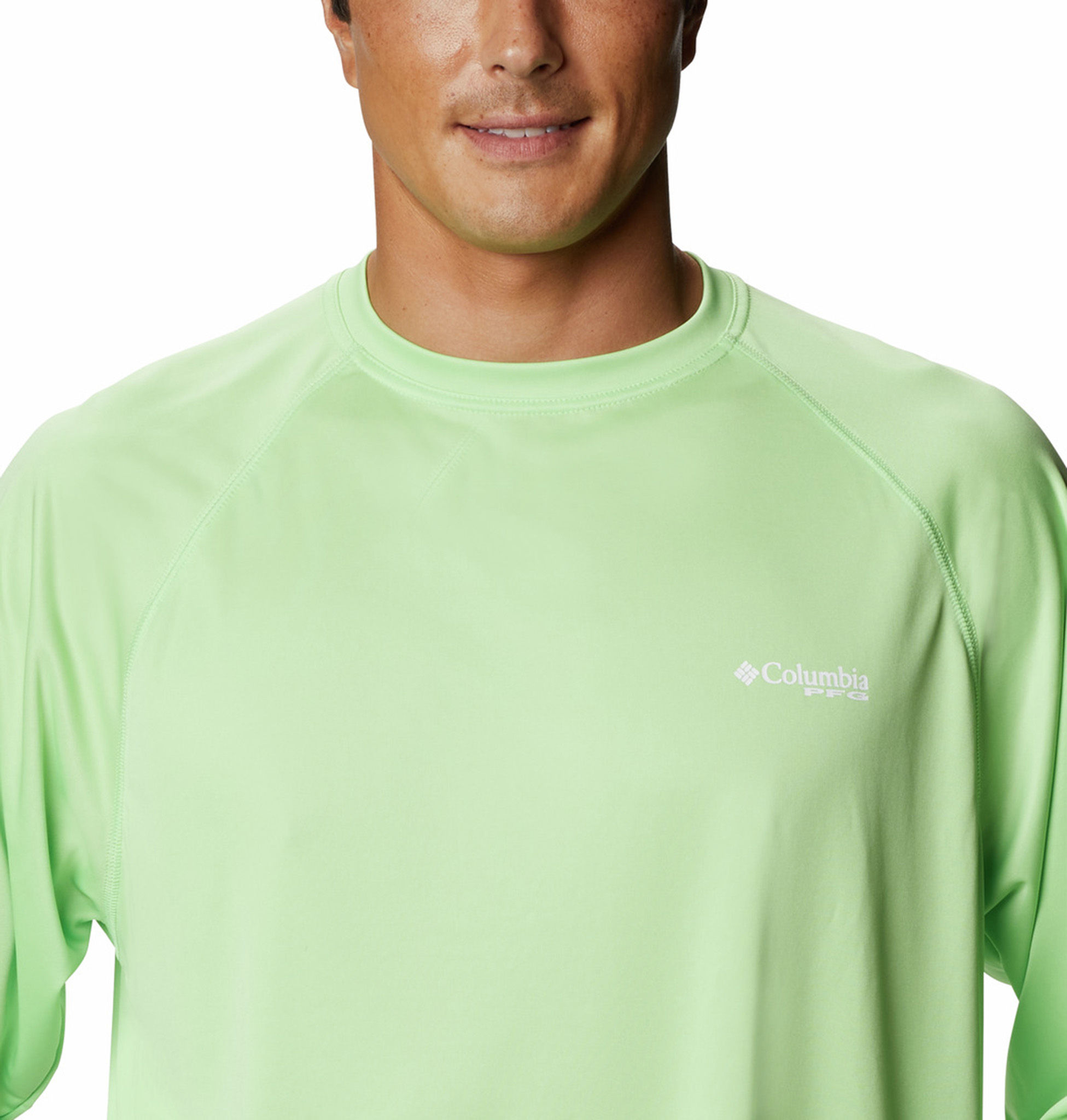 Columbia Terminal Tackle PFG Statetriot Manches Longues Standard pour Homme, Gris Citadin/Blanc AL, Taille M