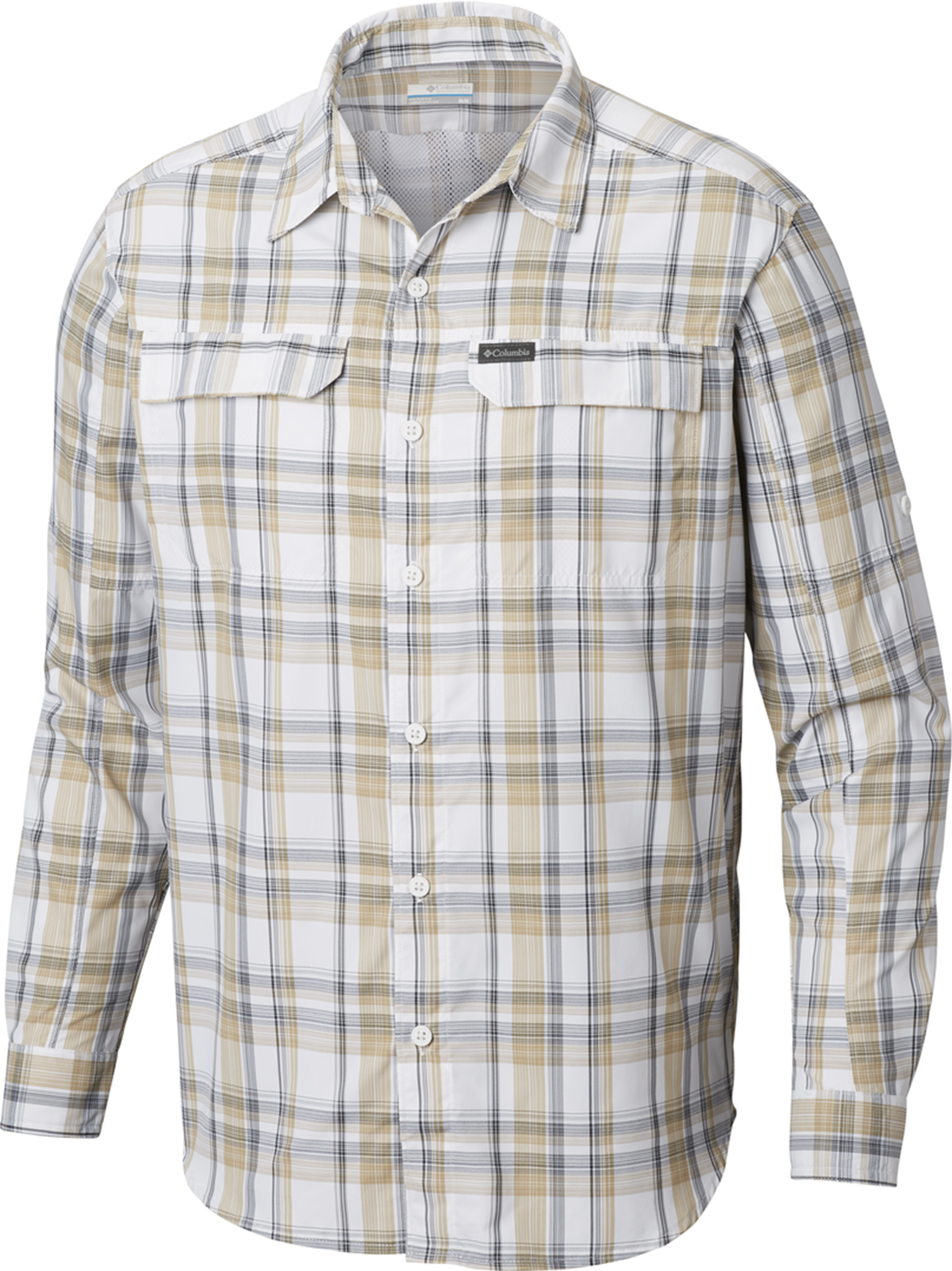 Chemise Homme Columbia Sport - Manches Longues - À Carreaux Gris - Taille L