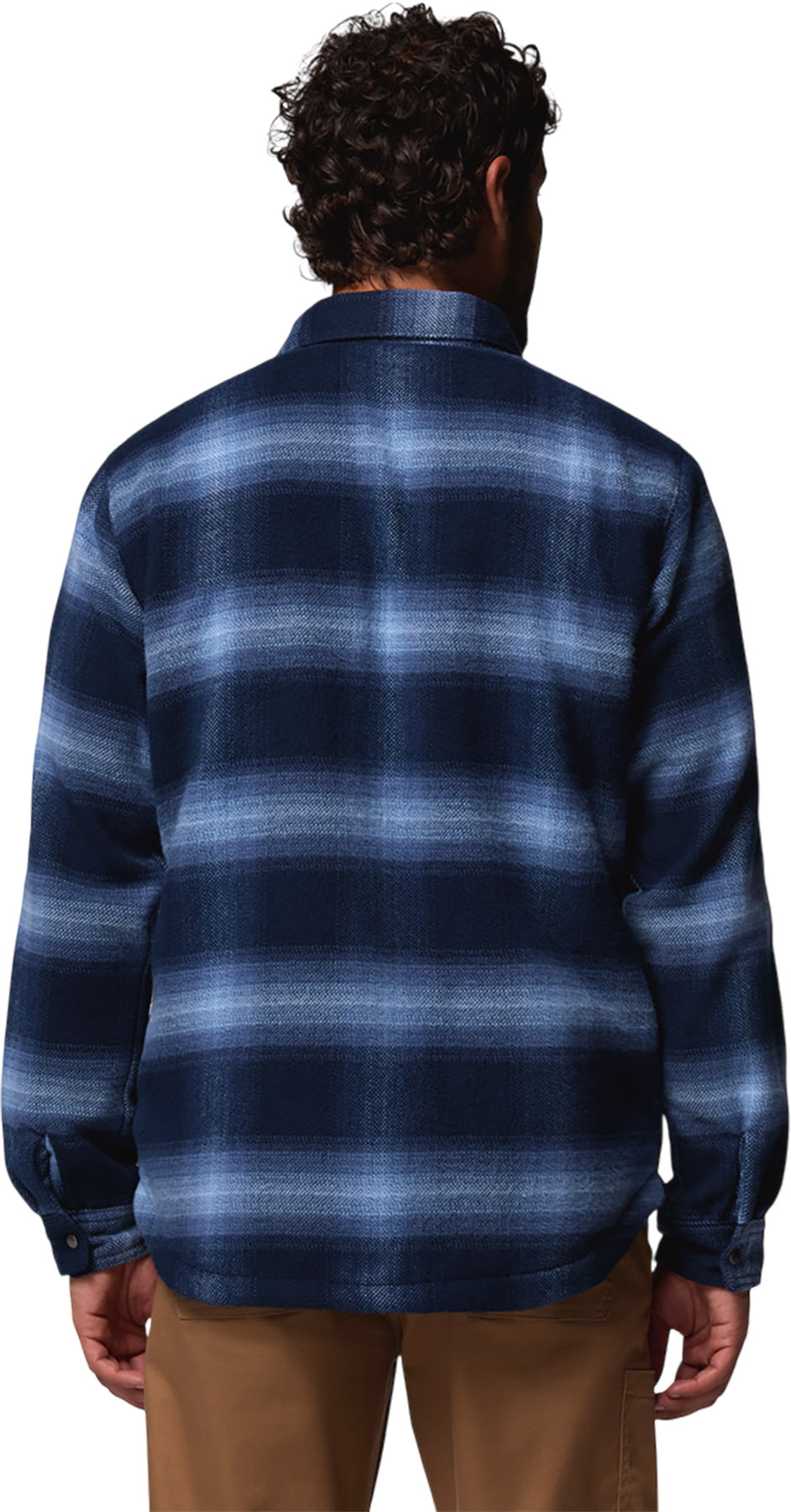 Chemise Mountain Hardwear Homme – Bleu Plaid, Manches Longues, Outdoor – Taille L