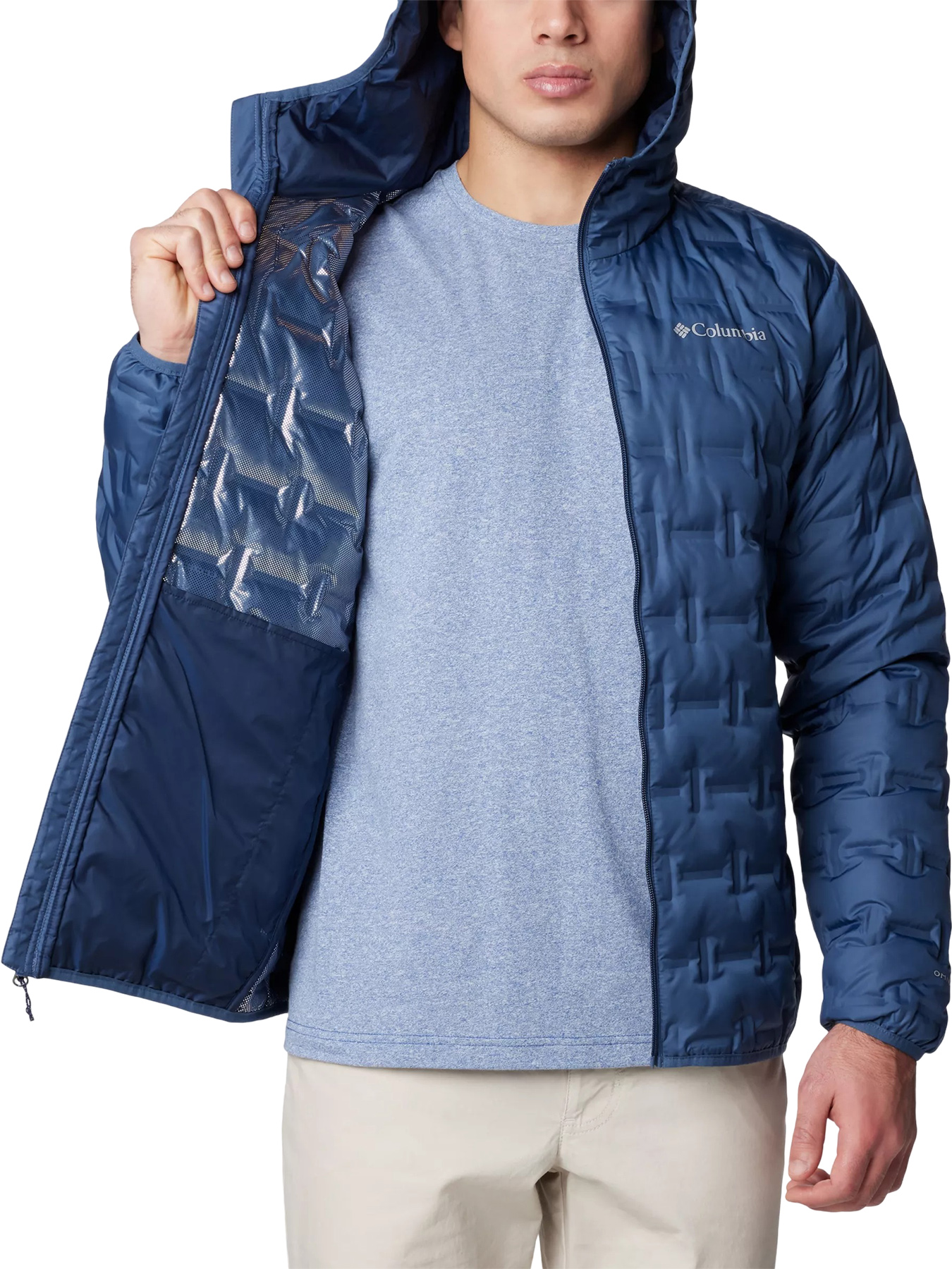 Columbia Delta Ridge II Down Hooded Jacket - Men's | Altitude Sports