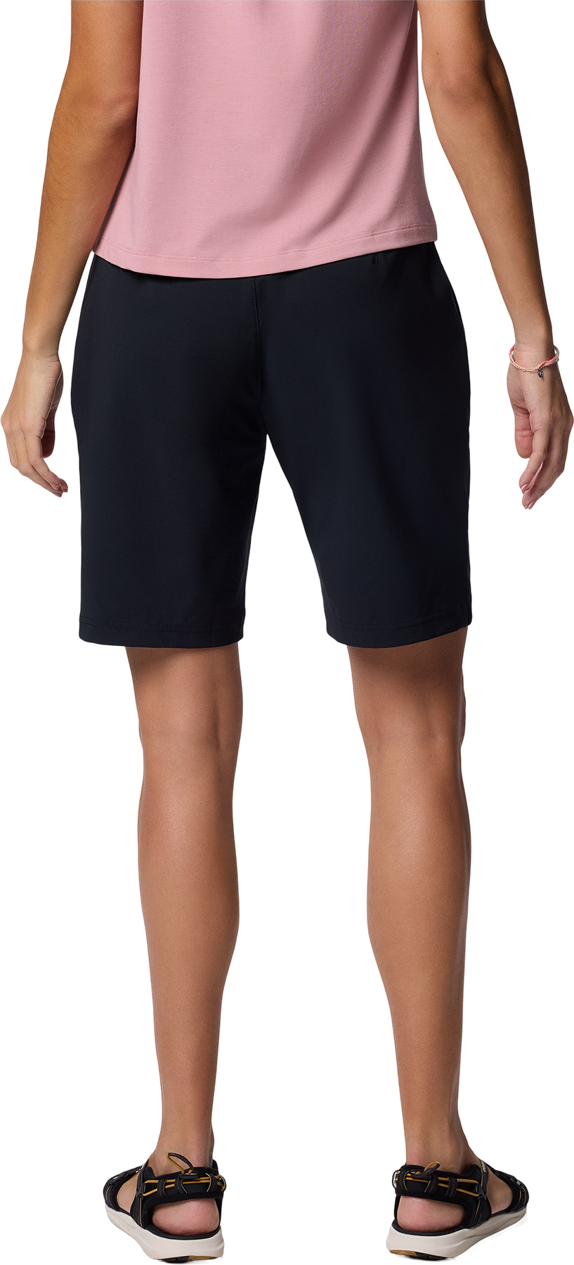 Short De Randonnée Columbia Pour Femme - Taille 4 (36) Noir - Stretch Polyester - Occasion Bon État