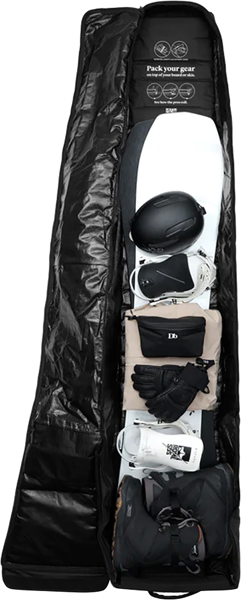 Db Journey Snow Roller Pro Ski and Snowboard Bag 127L | Altitude