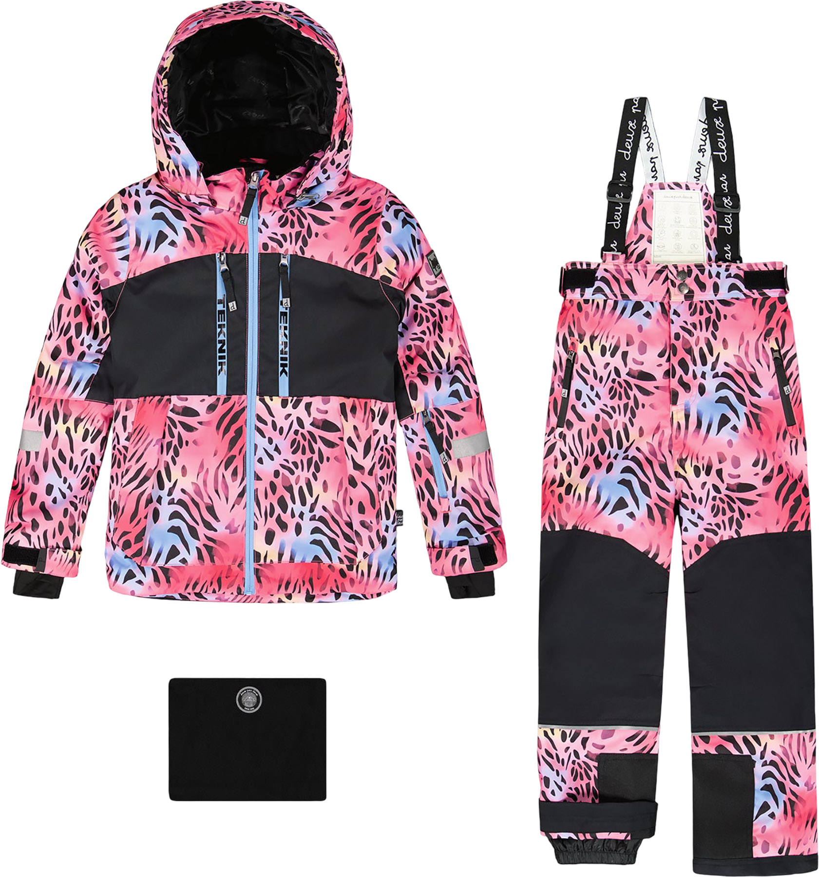 Habit de neige deux pièces Teknik Multicolore Leopard et Zebra