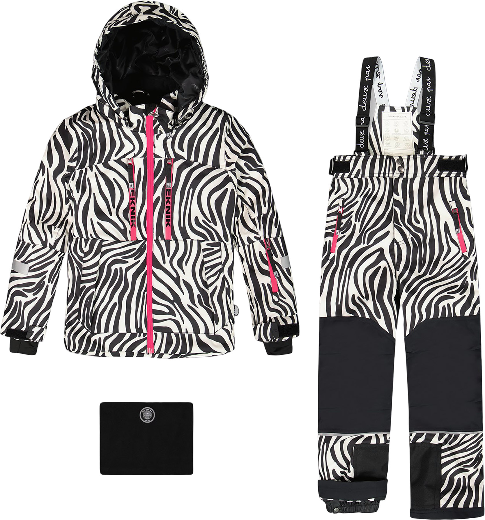 Habit de neige deux pièces Teknik Multicolore Leopard et Zebra