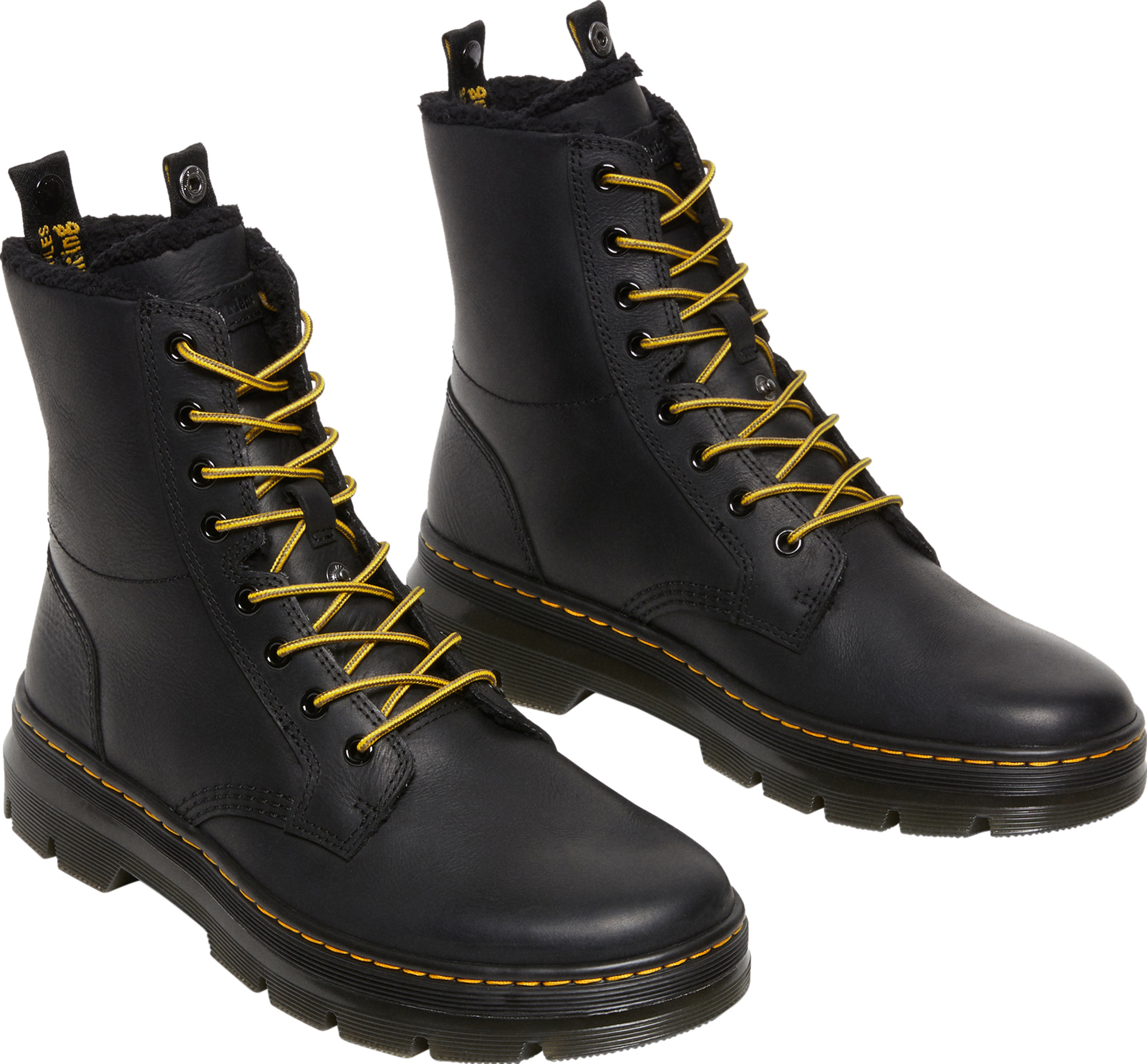 Dr. Martens Combs Leather Fold-Down Winter Boots - Unisex