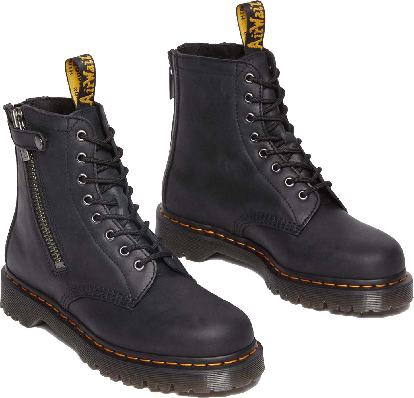 Dr. Martens 1460 Alt Zip Waxed Full Grain Boots - Men's | The Last