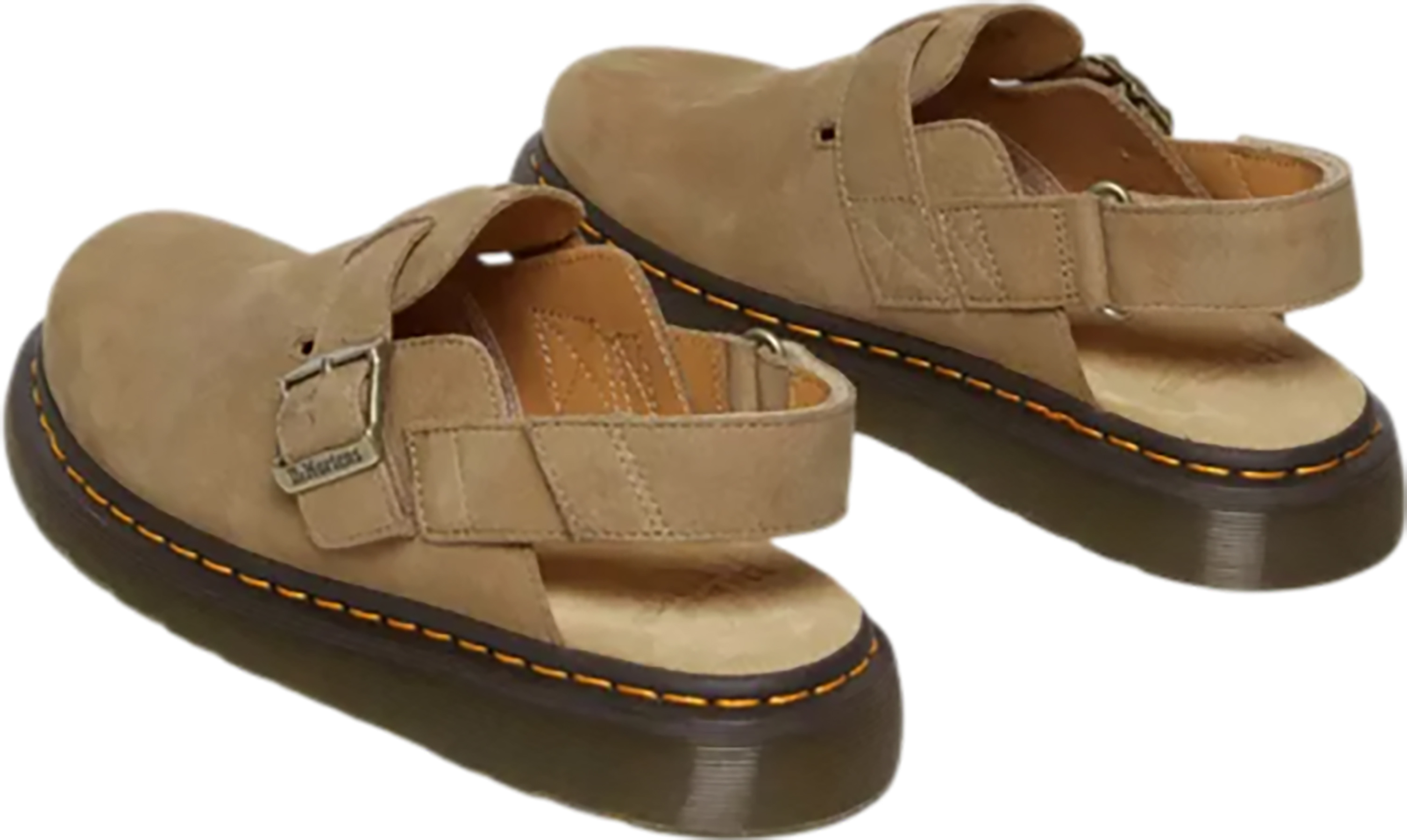 Dr. Martens Jorge II Tumbled Nubuck Leather Slingback Mules