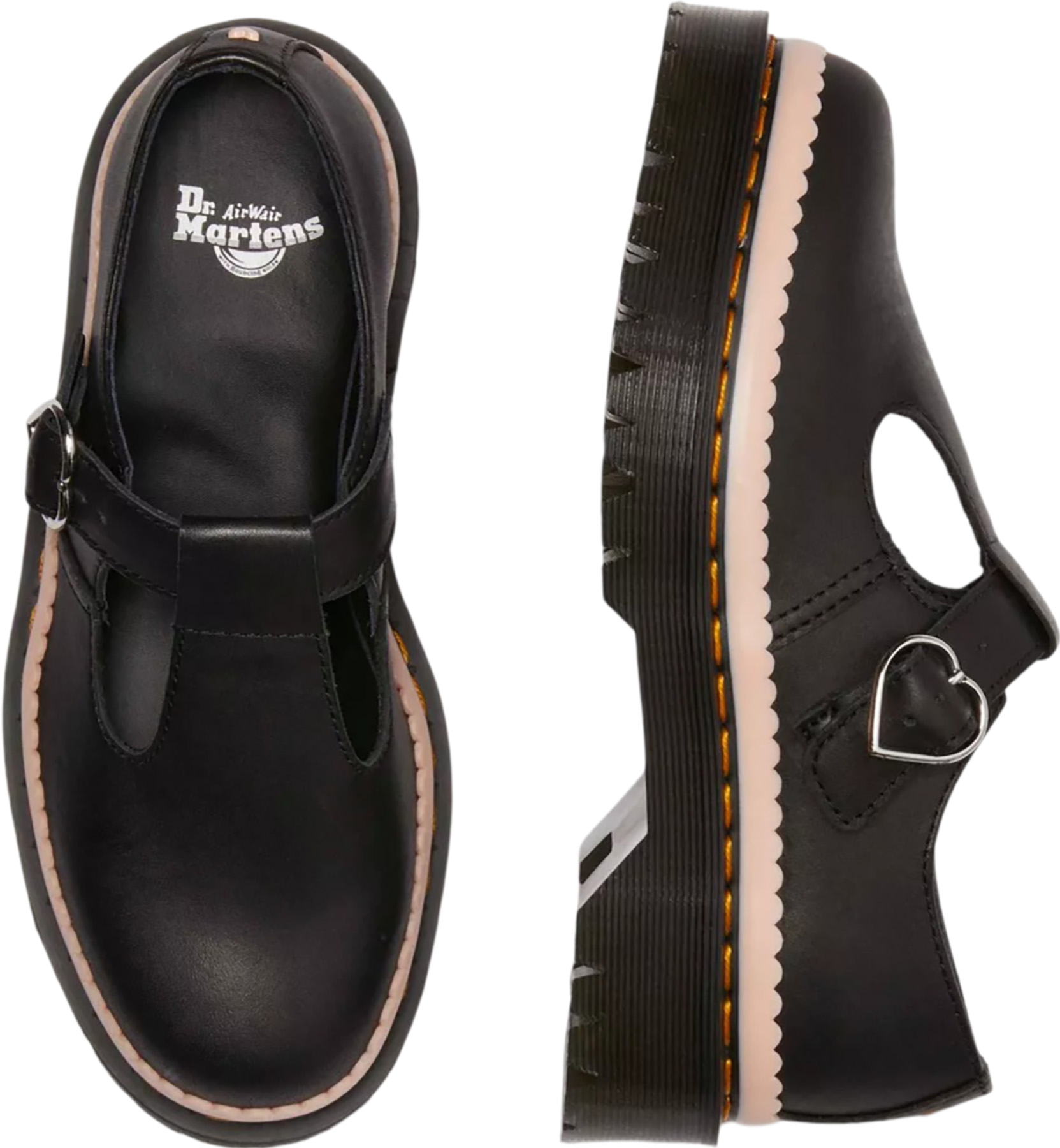 Dr. Martens Polley Bex Nappa Luxe Leather Mary Jane Shoes