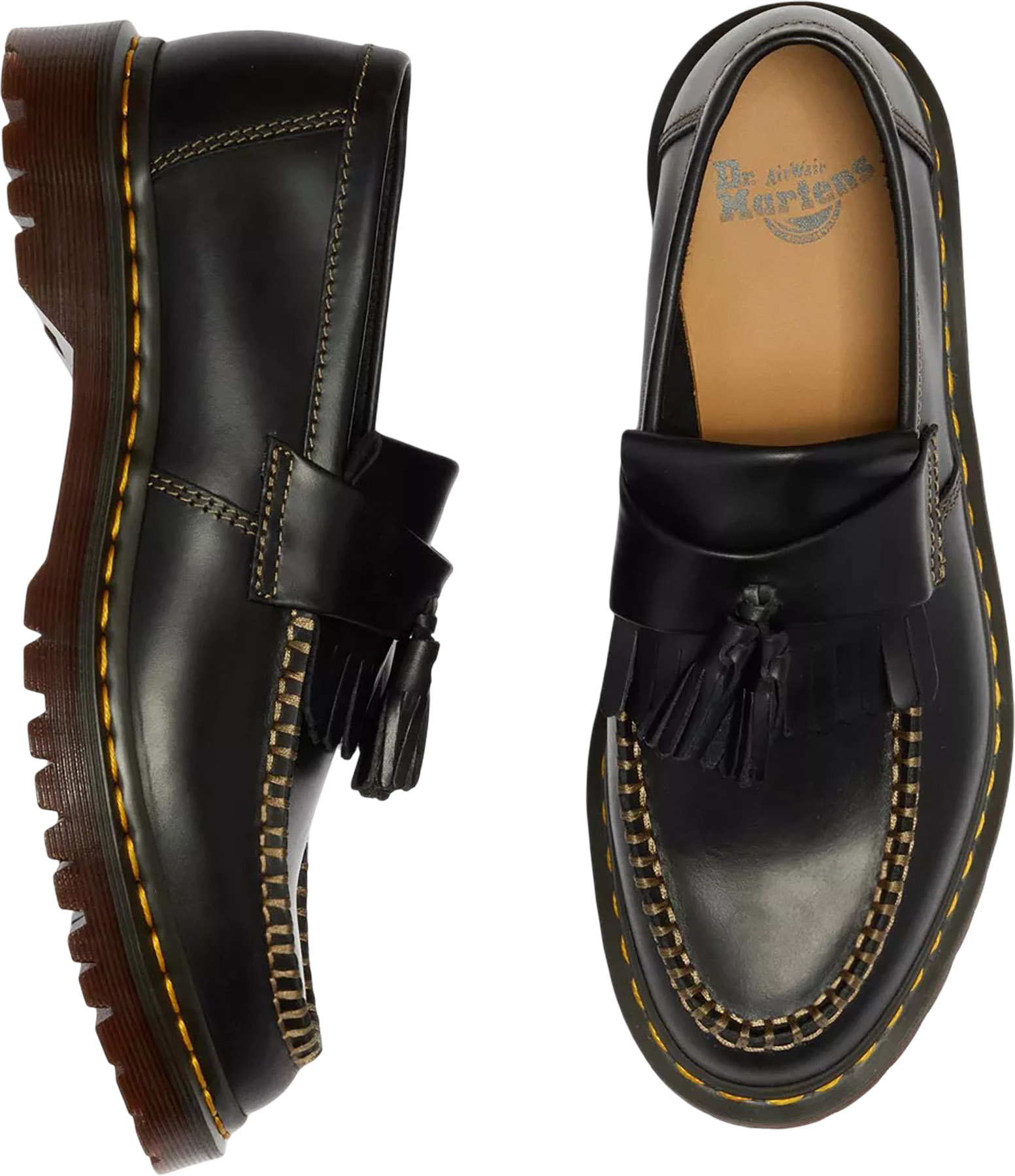 靴 Dr.Martins ADRIAN TASSEL LOAFER Dr. Martens Adrian Tassel Orleans Leather Loafers - Unisex