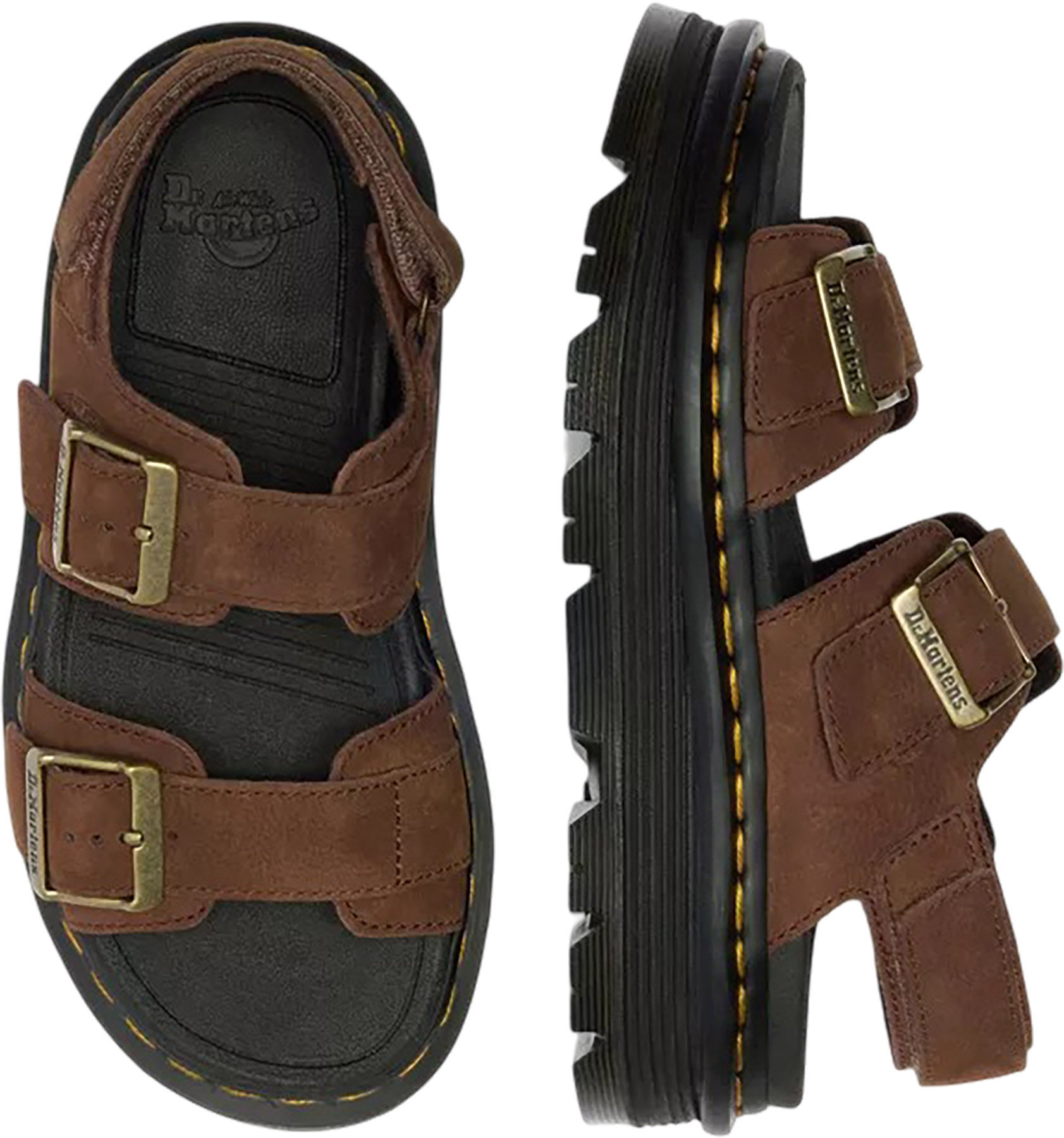 Dr. Martens Zebzag Pisa Leather Platform Sandals - Women's