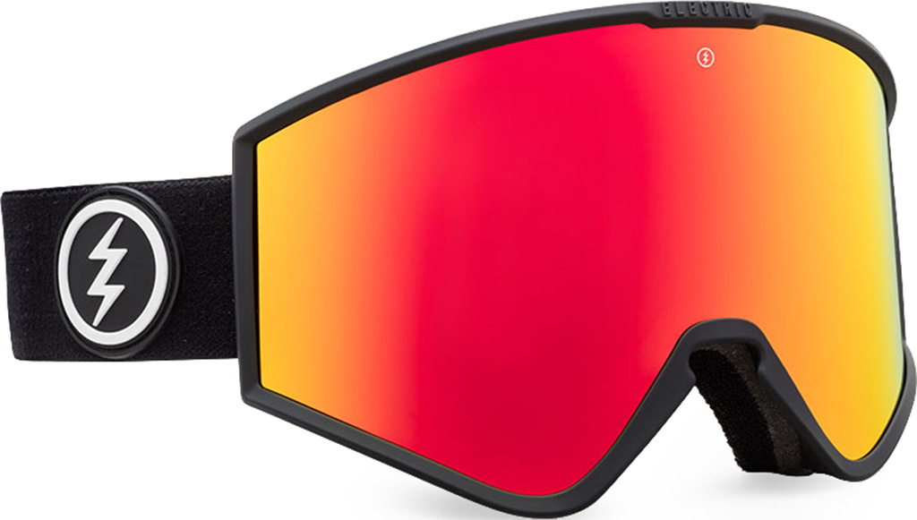 Electric Kleveland Goggle - Matte Black - Red Chrome Lens - Unisex