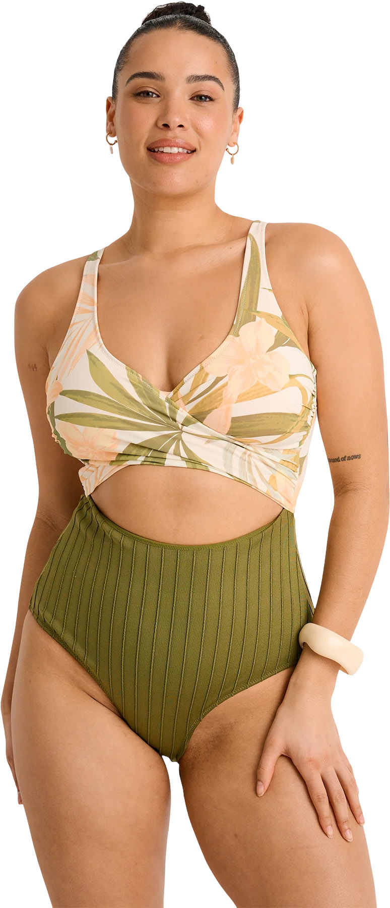 Everyday Sunday Wrap One-Piece Swimsuit Women's The Last Hunt
