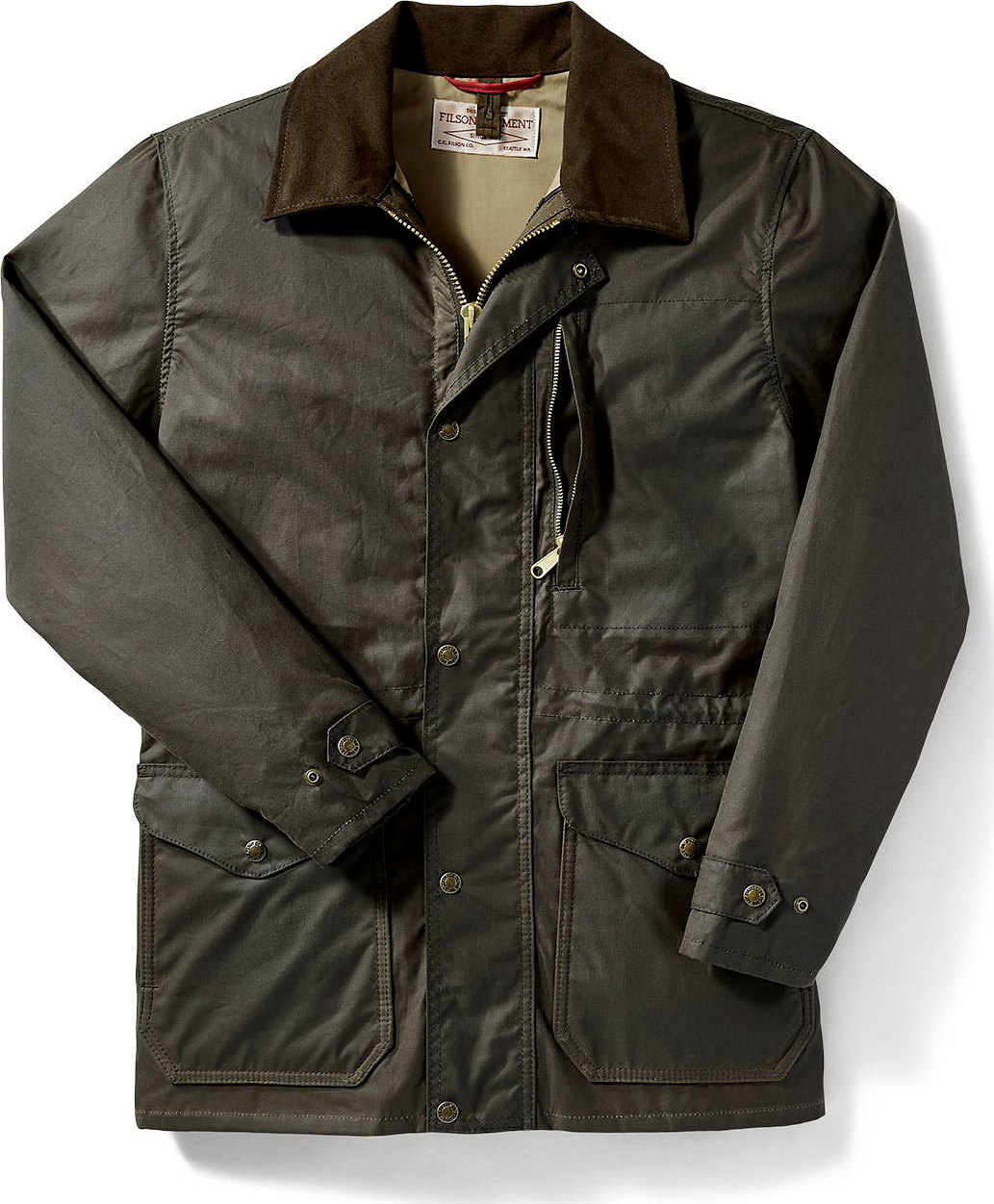 Filson Cover Cloth Mile Marker Coat - Men's | Altitude Sports