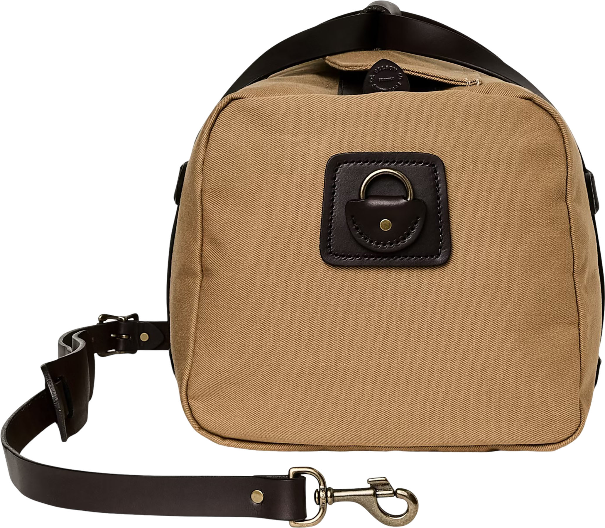 Petit sac de sport en sergé robuste Filson marron fabriqué