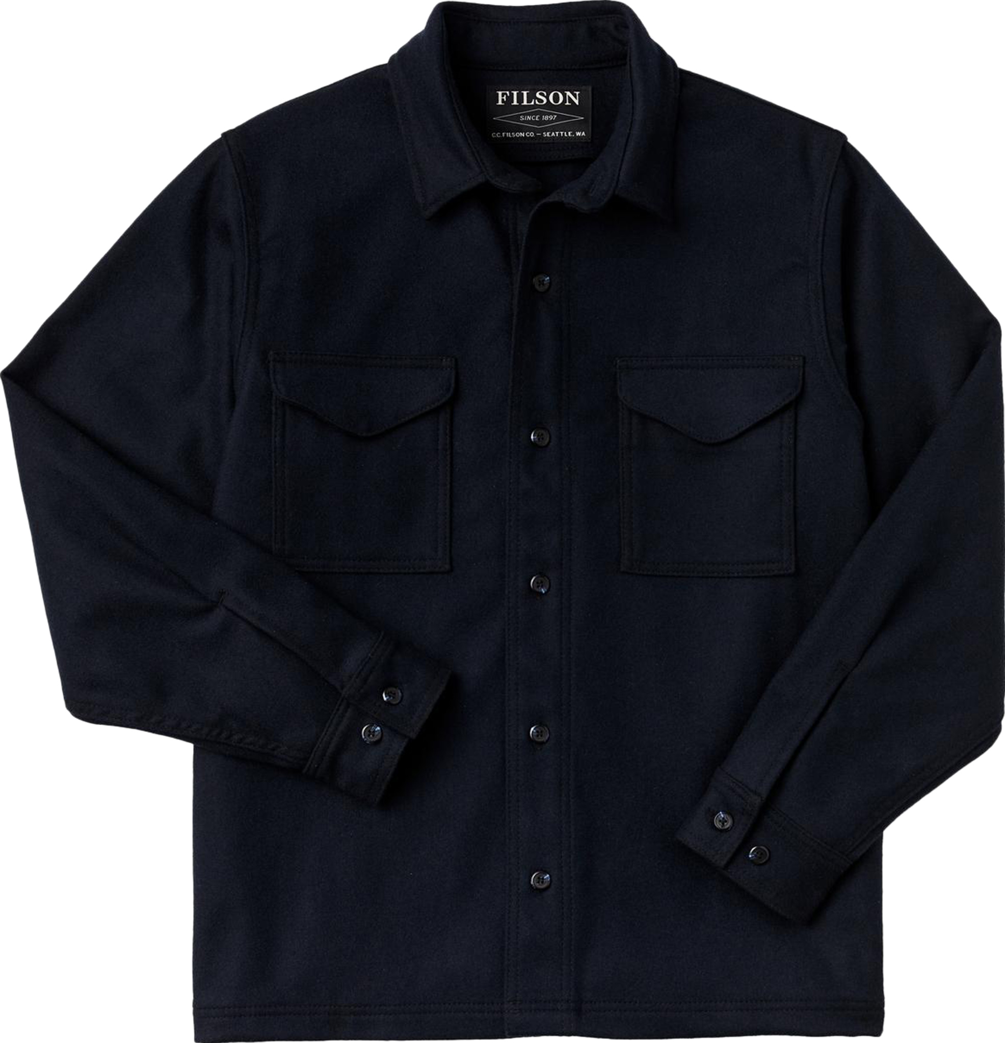 【HYKE】MACKINAW COAT BLACK 1 Filson Mackinaw Cruiser Jacket - Men's | Altitude Sports