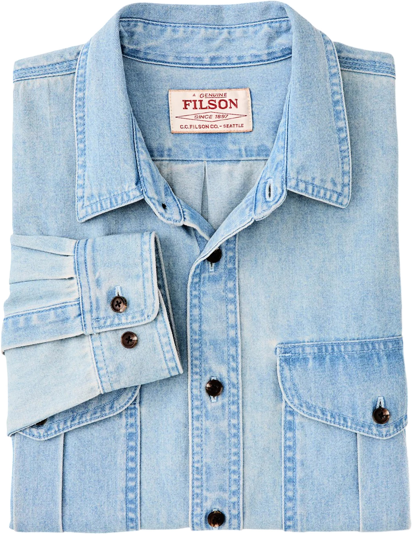 Filson Denim Guide Shirt - Men's | Altitude Sports