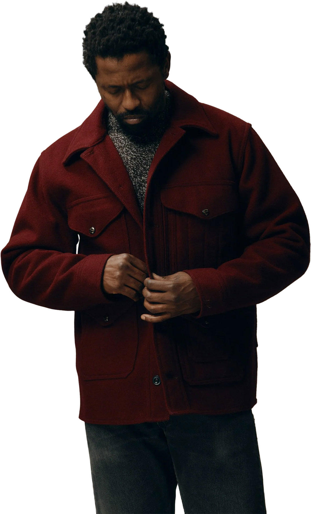 Filson 1940s Mackinaw Wool Cruiser Jacket - Men's | Altitude Sports