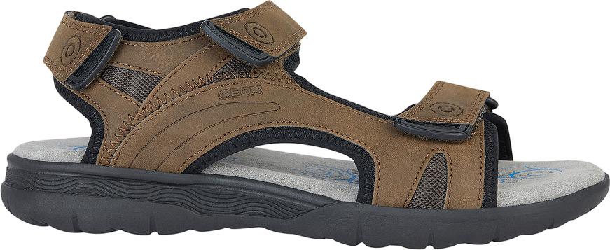 Geox Homme U Spherica Ec5 A - Sandales De Sport Respirantes Et Confortables, Semelle Caoutchouc