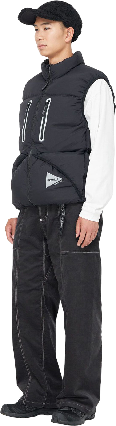 GRAMICCI×and wander down vest ブラック M Gramicci Gramicci x and Wander Down Vest - Men's | Altitude Sports