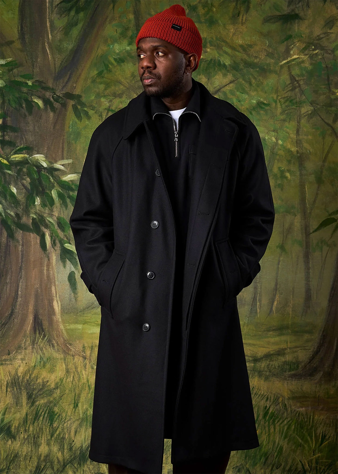 ジャケット・アウター COGNOMEN SPORTSMAN MELTON COAT gvl-ms5498__lifestyle-black.jpg