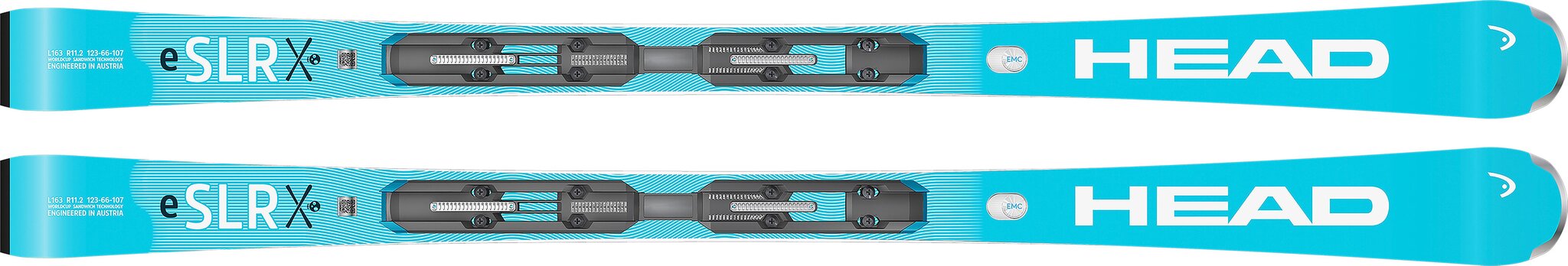 HEAD Worldcup Rebels e.SLR Skis with PR 11 GW Ski Bindings
