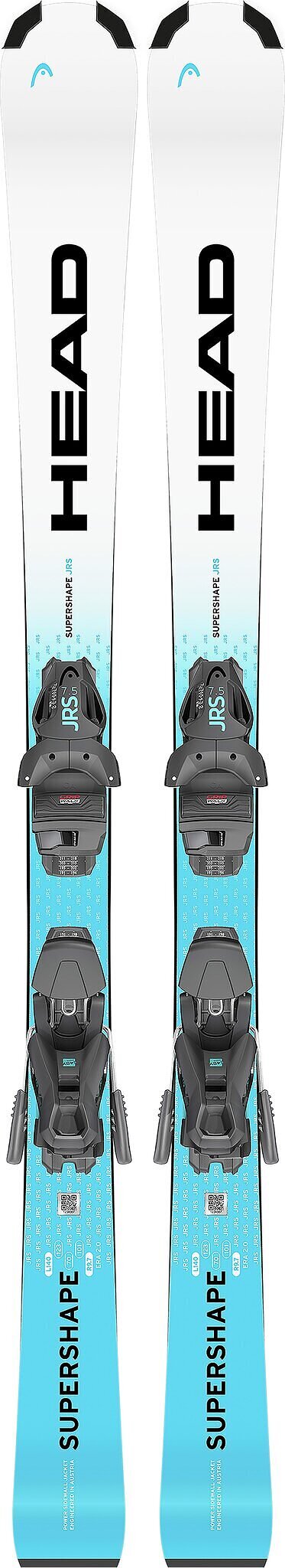 HEAD Supershape JRS Skis with JRS 7.5 Ski Bindings - Junior