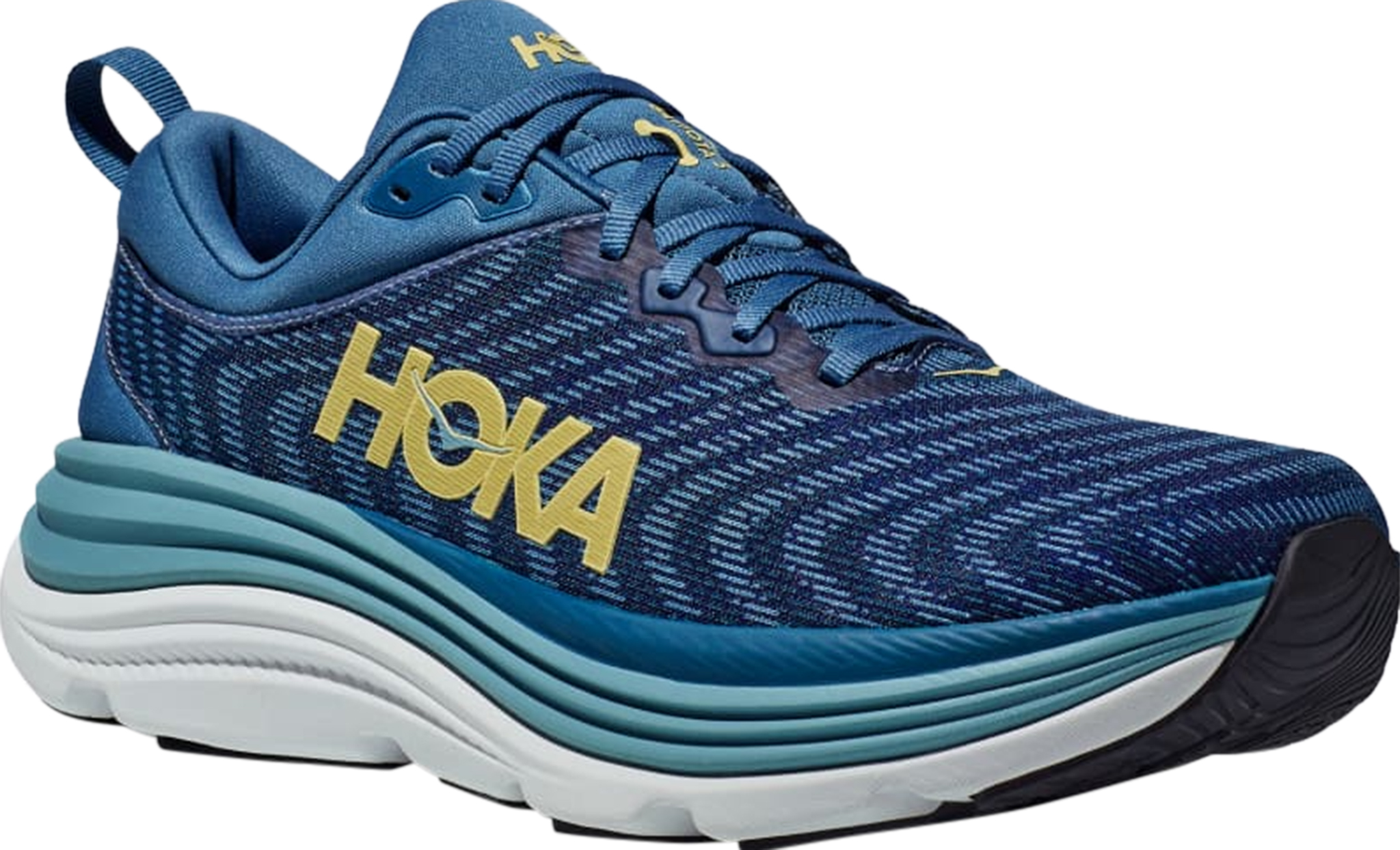 HOKA ONE ONE GAVIOTA  2 MEN SZ 9 RUNING  Blue‎ Yellow Colorway Stability Trainer More brand new styles in the shop!! Starting with the high  main image 4