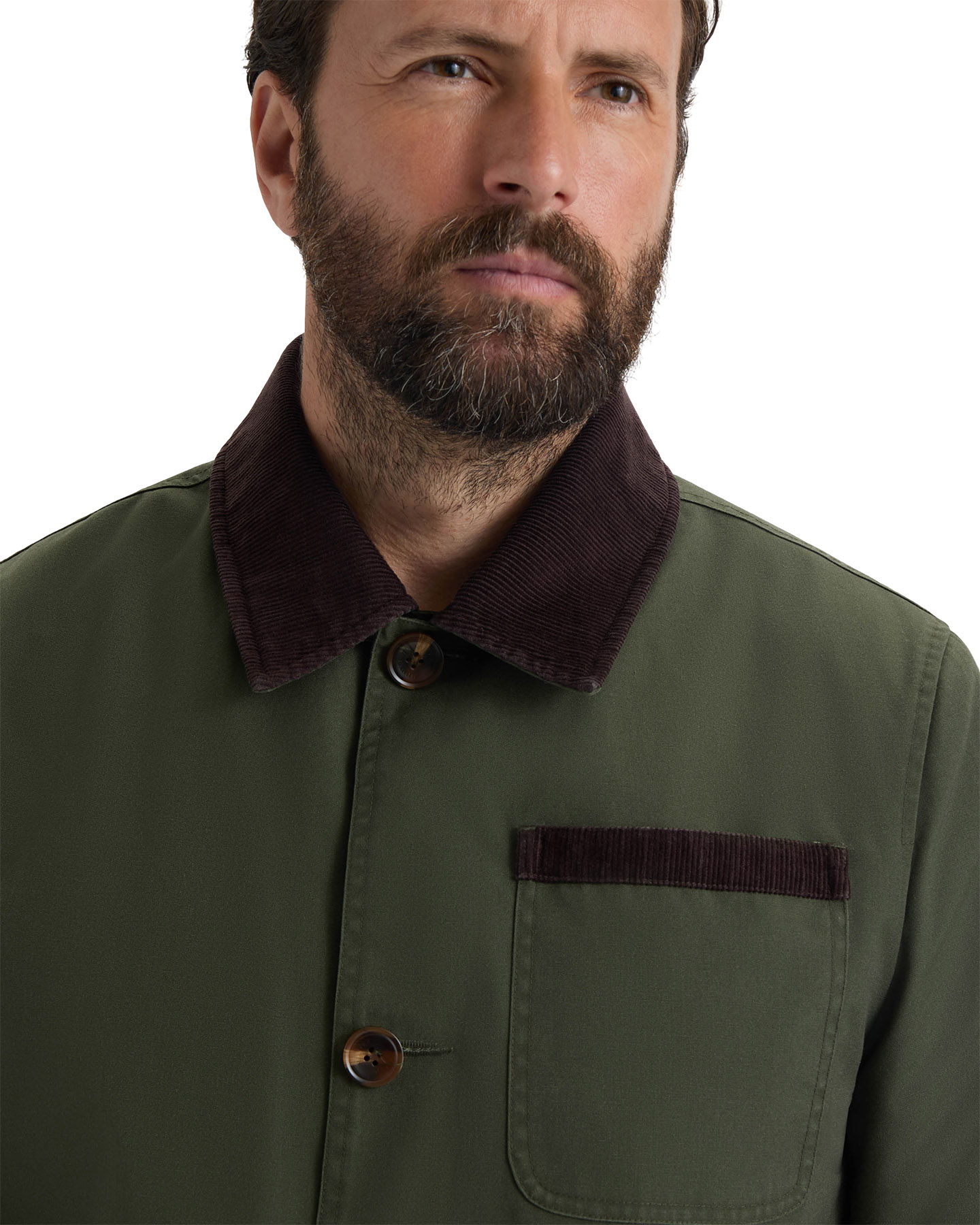 Hunter Samuel Canvas Jacket with Corduroy Trims - Men's | Altitude
