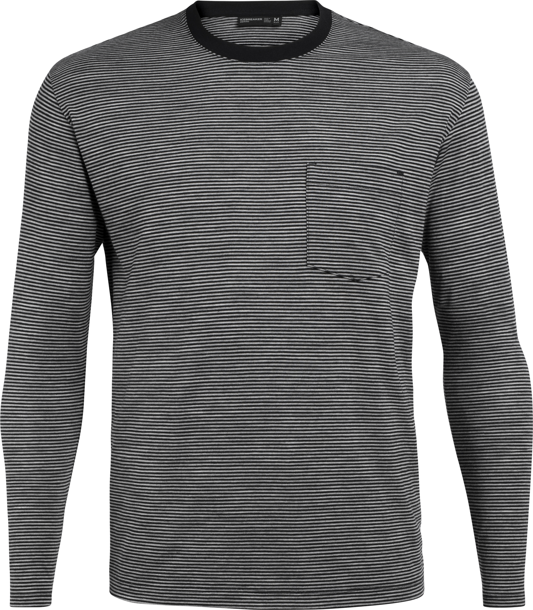 トップス icebreaker Pocket crewe stripe XL icebreaker Luxe Lite Long Sleeve Pocket Crewe Stripe - Men's