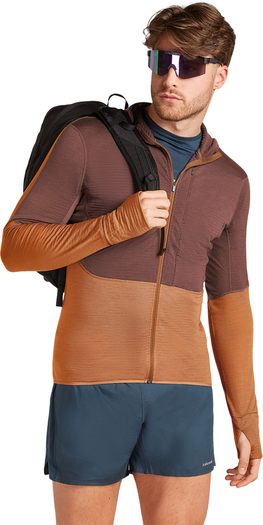 icebreaker 200 RealFleece Descender Merino Blend Long Sleeve Zip